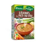 Knorr & La Potagère Velouté Légumes du Pot-au-feu - Carottes, Pommes de terre, Oignons Soupe liquide en brique familiale, 1L