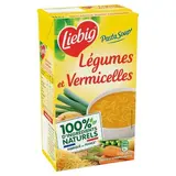 Liebig Légumes et Vermicelles Soupe liquide en brique familiale, 1L