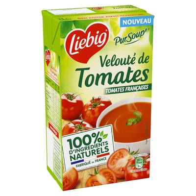 Liebig Velouté de Tomates Soupe liquide en brique familiale, 1L