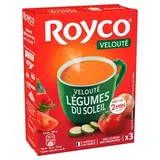 Royco Soupe Velouté Légumes du Soleil instantantée en sachet individuel, 65g
