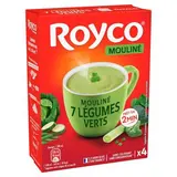 Royco Soupe Mouliné 7 Légumes verts instantanée en sachet individuel, 67g