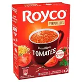 Royco Soupe Bouillon Tomates et Vermicelles instantantée en sachet individuel, 42g