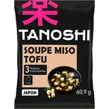 Tanoshi - Japon Soupe Miso au tofu Instantanée en sachet pour 3, 60,9g