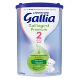 Laboratoire Gallia Lait bébé en poudre Galliagest Premium épaissi 2ème âge, 6-12 mois, 820g