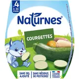 Naturnes® Courgettes Bol Bébé Dès 4 mois, 2x130g