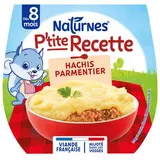 Naturnes® - P'tite Recette Hachis Parmentier Bol Bébé Dès 8 mois, 2x200g