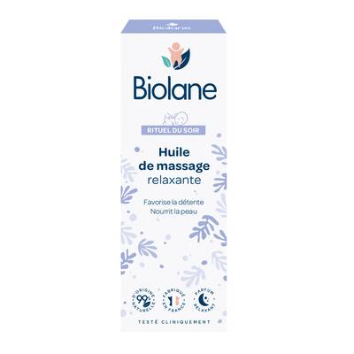 Biolane Huile de Massage Relaxante et Nourrissante, 50ml