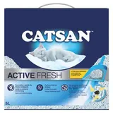 Catsan Litière Minérale Agglomérante Active Fresh pour chat, 5L