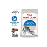 Royal Canin Croquettes Indoor 27 Réduction odeur des selles pour Chat Adulte d'Intérieur, 2kg