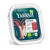 Yarrah Bouchée bio au boeuf et poulet pour chat adulte, 100g