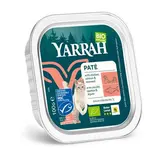 Yarrah Pâtée bio saumon/crevette pour chat adulte, 100g