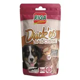 Riga Duck'Os Saucisse Canard - Friandise Récompense pour Chien, 90g