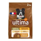 Affinity - Ultima Croquettes Poulet Bonne Digestion Condition Physique Idéale pour chien moyen et grand adulte, 2kg