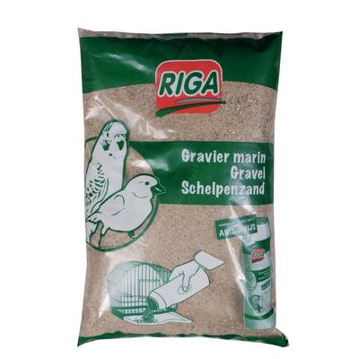 Riga Gravier marin anisé pour fond de cage à oiseaux, 5kg