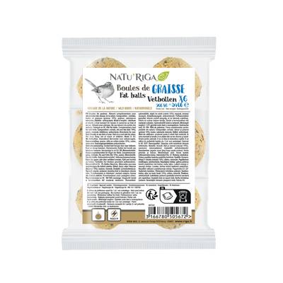 Riga Natu'Riga Boules de graisse et Céréales, 6x90g