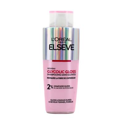 Elsève Shampooing Sans Sulfates Glycolic Gloss, 200ml