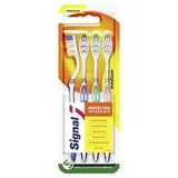 Signal Brosse à dents protection intégrale medium, 4 brosse à dents