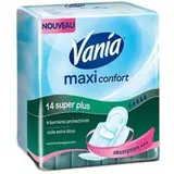 Vania Serviettes hygiéniques Maxi confort flux super +, 14 pièces
