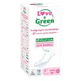 Love & Green Protège-slips hypoallergéniques anti-irritation, 30 pièces