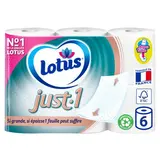 Lotus Papier toilette Just1 5 épaisseurs, 6  rouleaux
