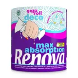 RENOVA Essuie-tout Gigaroll Max Absorption Deco, 1 rouleau