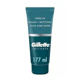 Gillette Crème à Raser et Nettoyante Zone Intime Aloe Vera, 177ml