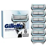 Gillette Lames de rasoir Pour Homme Skinguard Sensitive Aloe Vera, 6 lames