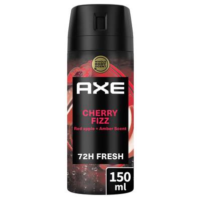 Axe Déodorant spray Homme Anti-odeur Cherry Fizz Premium 72h, 150ml