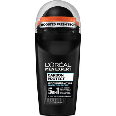 Men Expert Carbon Protect Déodorant Homme Anti traces jaunes Efficacité 48h, 50ml
