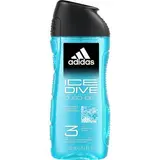 Adidas Gel Douche Ice Dive 3 en 1, 250ml