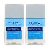 L'Oréal Démaquillant doux yeux et lèvres pour maquillage waterproof, Lot de 2x125ml