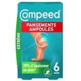 Compeed Pansements Ampoules Talon Activité Extrême Hydrocolloïde, 6 pansements