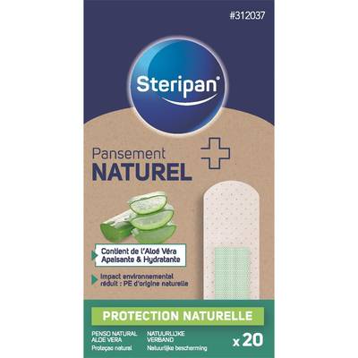 Steripan Pansement naturel Aloé Vera 1 format, 20 pièces