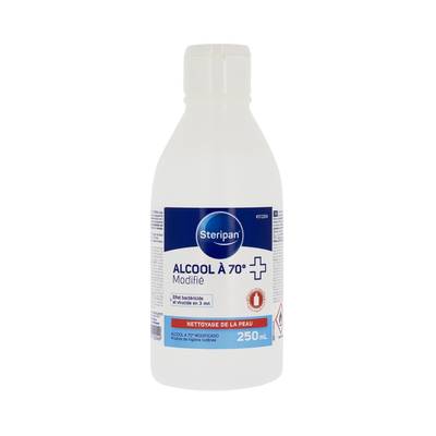Steripan L'alcool modifié à 70°, 250ml
