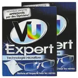 Vu Lingettes Expert pour lunettes, Lot de 2x20 pièces