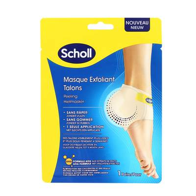 Scholl Masque Pieds Exfoliant Talon, 1 pièce
