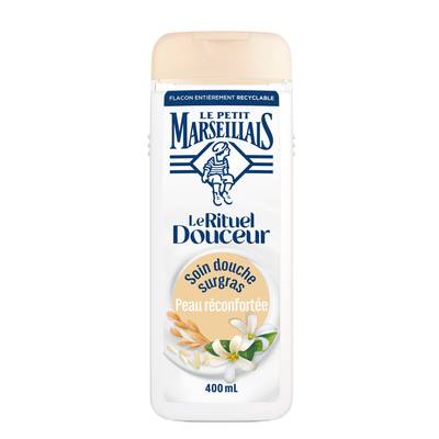 Le Petit Marseillais Crème douche Surgras Lait de Riz et Jasmin, 400ml