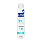 Sanex Déodorant spray Zéro % Pure Fresh 48h, 200ml