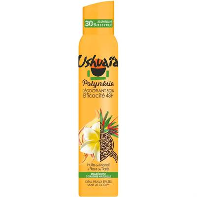 Ushuaïa Déodorant spray au Monoï et Fleur de Tiaré, 200ml