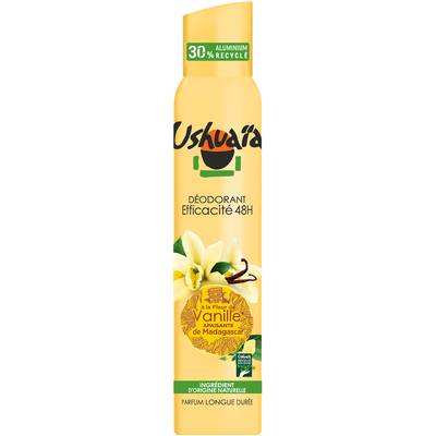 Ushuaïa Déodorant spray à la Vanille de Madagascar, 200ml