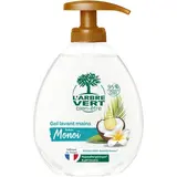 L'Arbre Vert Bien-Etre Gel lavant mains parfum Monoï, 300ml