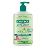 Sanytol Gel lavant Antibactérien Hydratant - Aloe Vera & Thé Vert BIO, 250ml