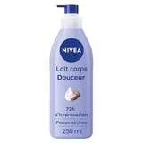 Nivea Lait corps douceur 72h d'hydratation, 250ml