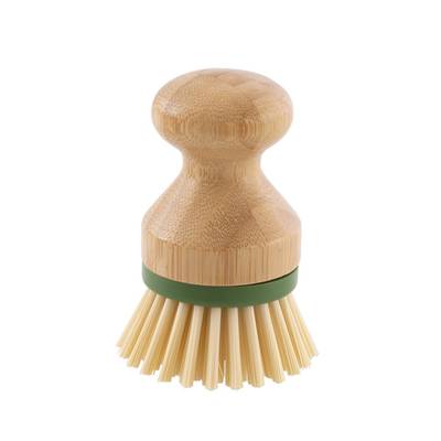 Point virgule Brosse vaisselle bambou avec tête amovible