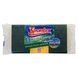 Spontex Éponges gratte eponge + microfibre, 3 pièces
