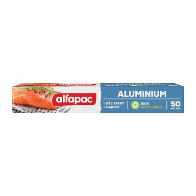 Alfapac Papier aluminium gaufré et résistant, 50 m