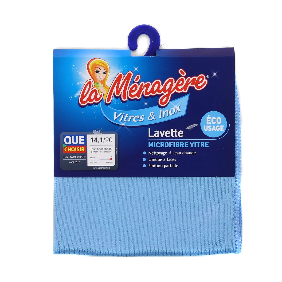 La Ménagère Lavette microfibre vitres
