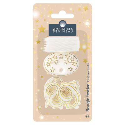 Ambiances Devineau Bougies chiffre 0 à 9, 8 bougies