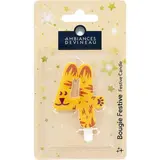 Ambiances Devineau Bougie chiffre 4 Lion, 1 bougie