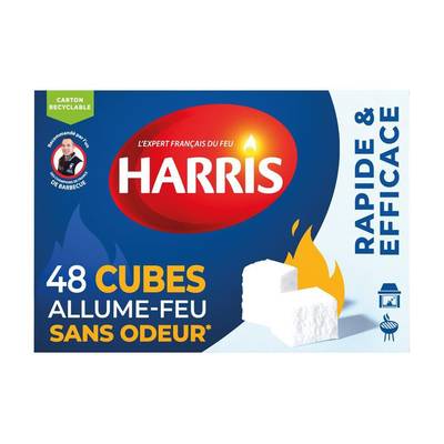 Harris Allume-feu efficace et sans odeur désagréable, 48 allume-feu